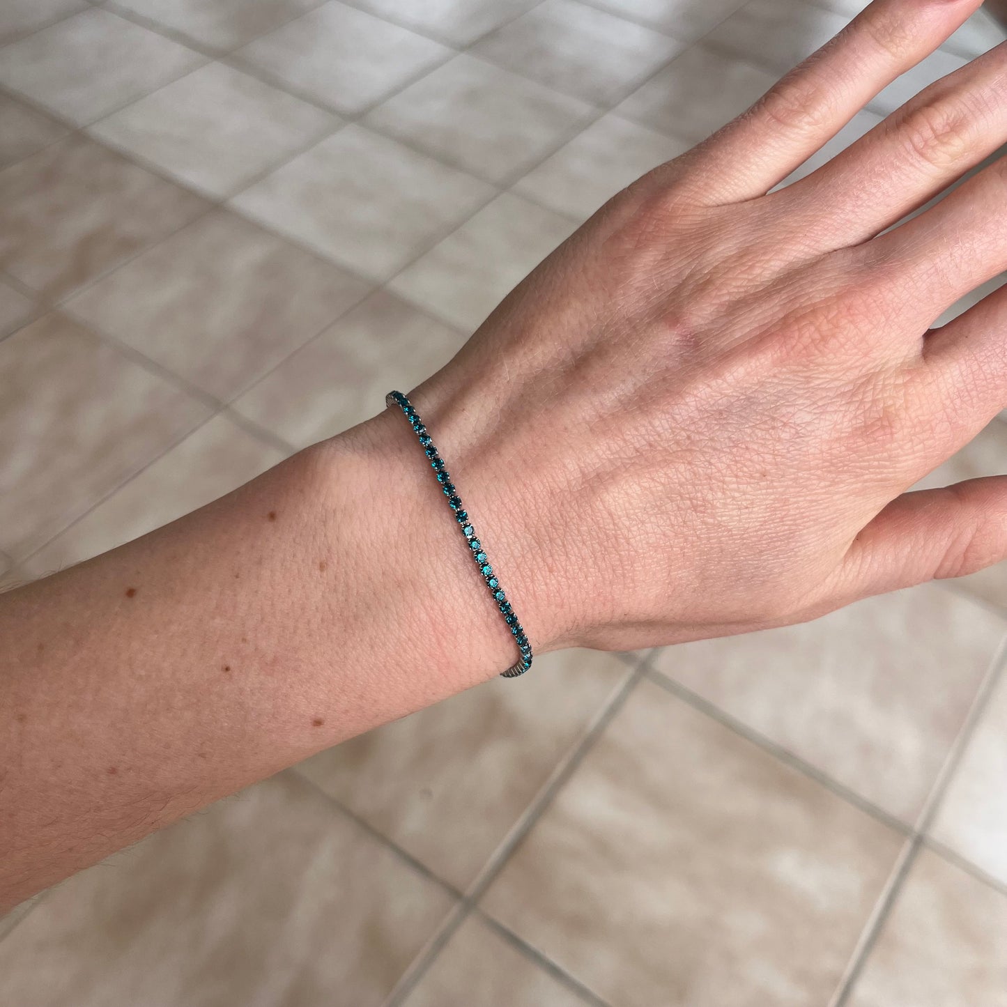 Bracciale tennis turchino 2mm