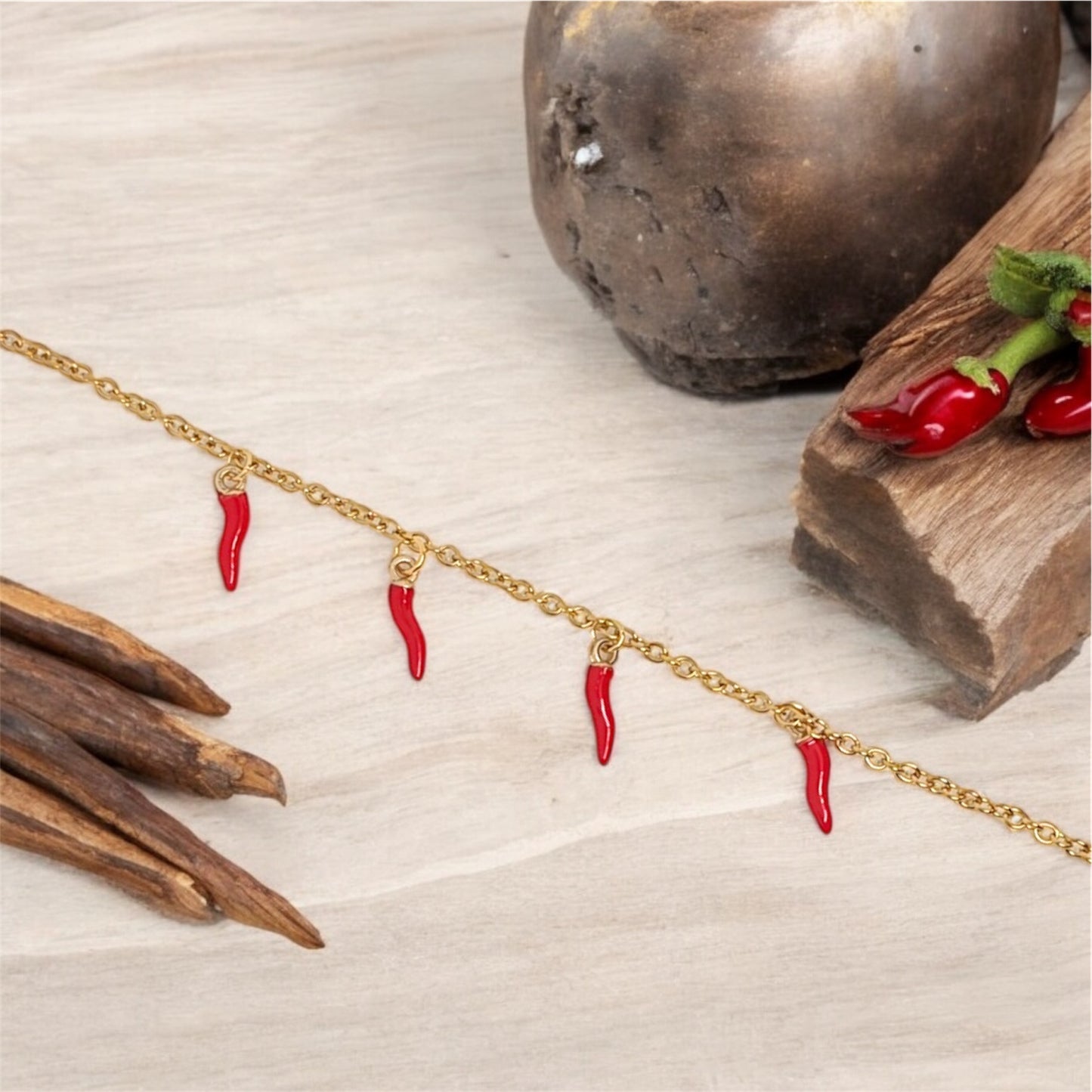 Bracciale peperoncini