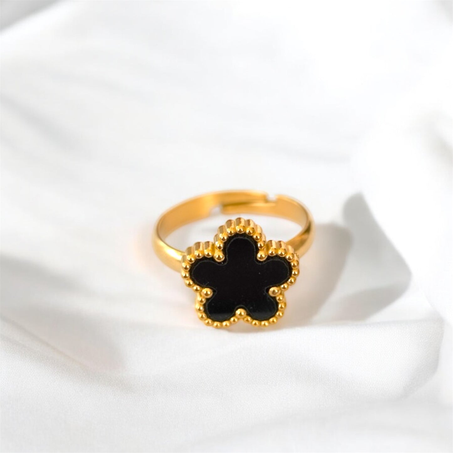 Anello fiore colorato