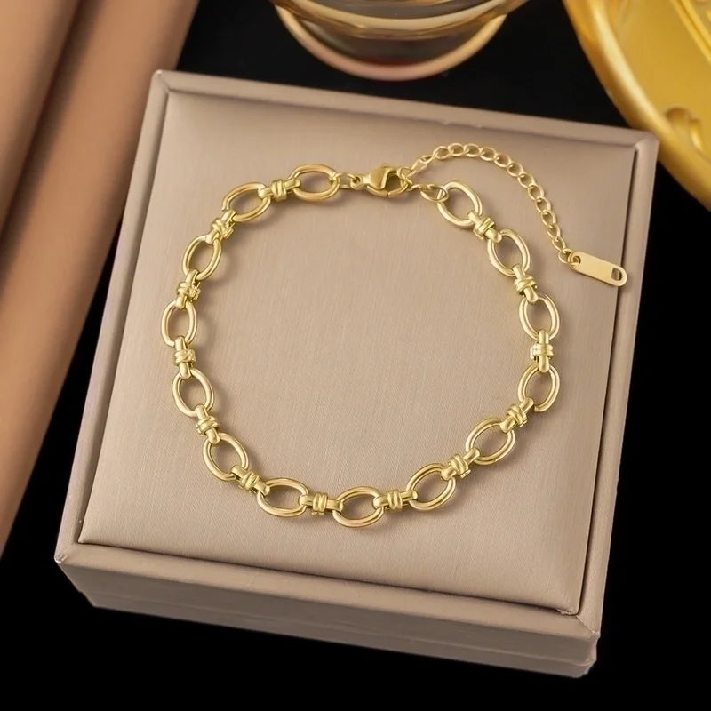 Bracciale oro catena