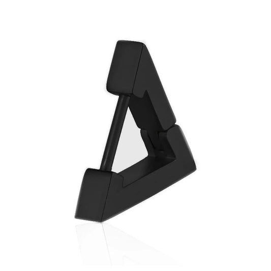 Orecchini acciaio neri 1pz