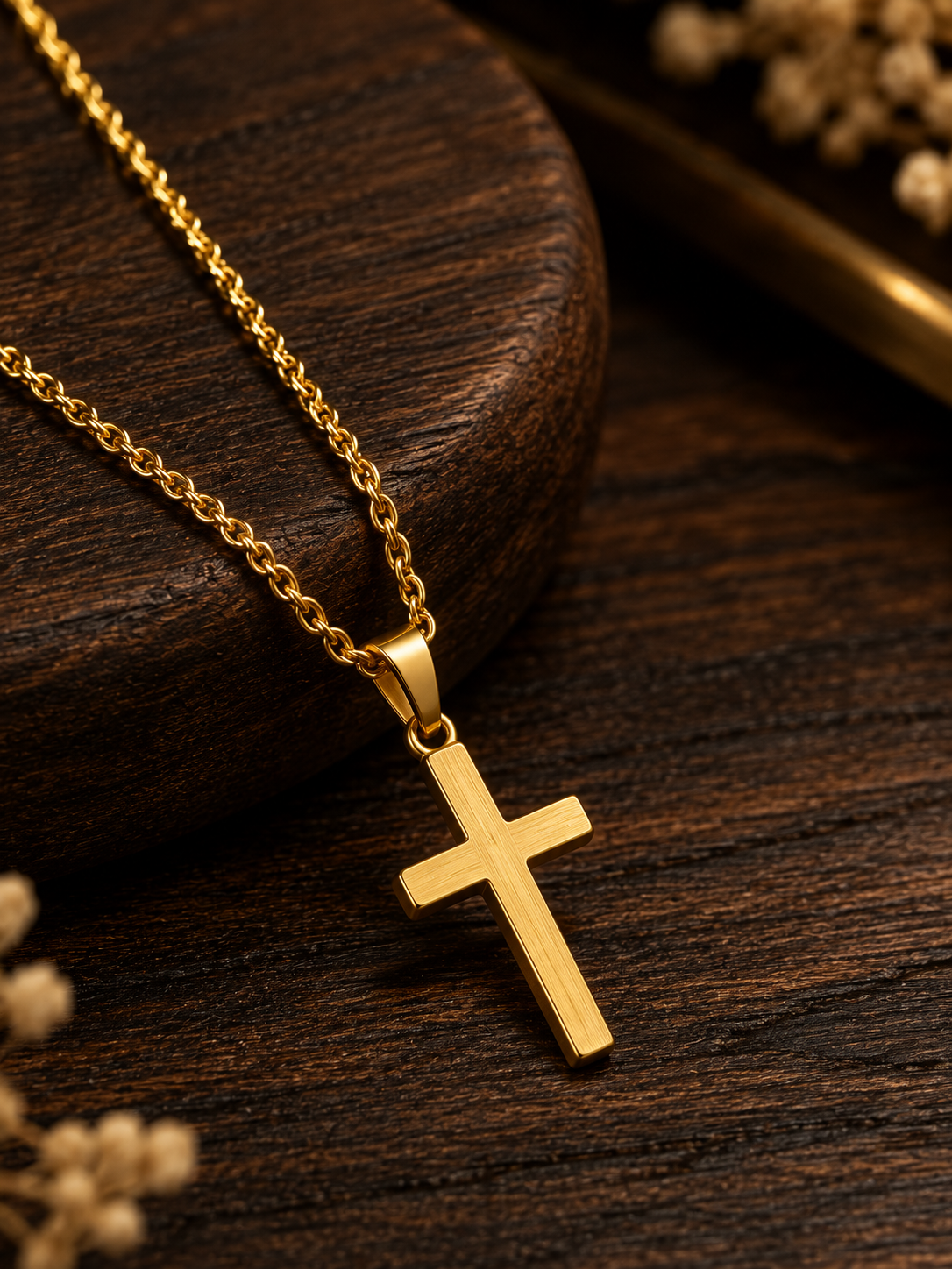 Collana con croce semplice