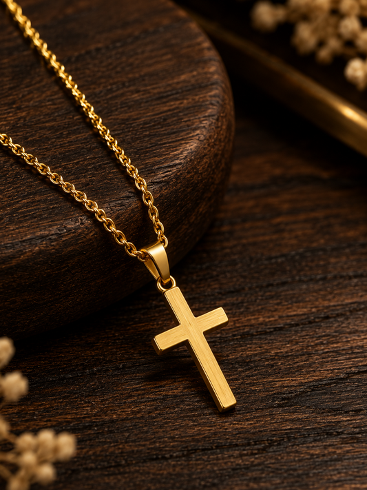 Collana con croce semplice