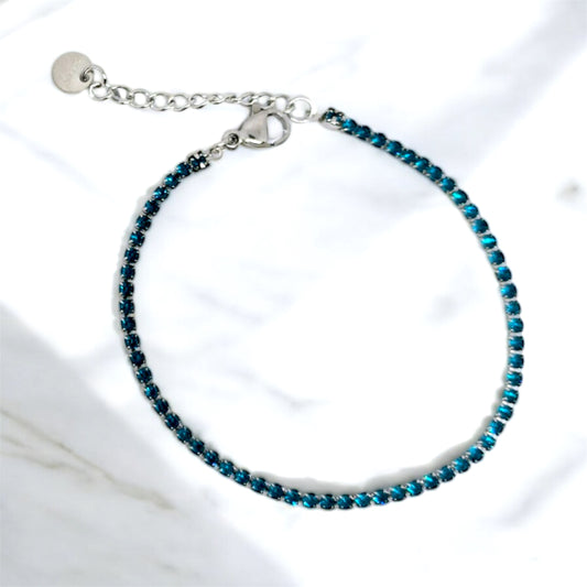 Bracciale tennis turchino 2mm