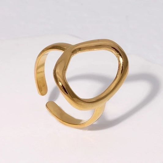 Anello gold ovale